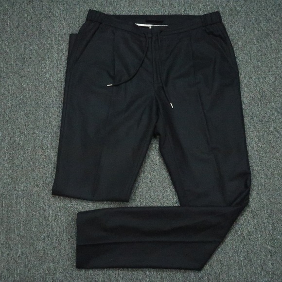 Suit Supply Other - Men's Black Drawstring Chinos - Sleek Everyday Trousers